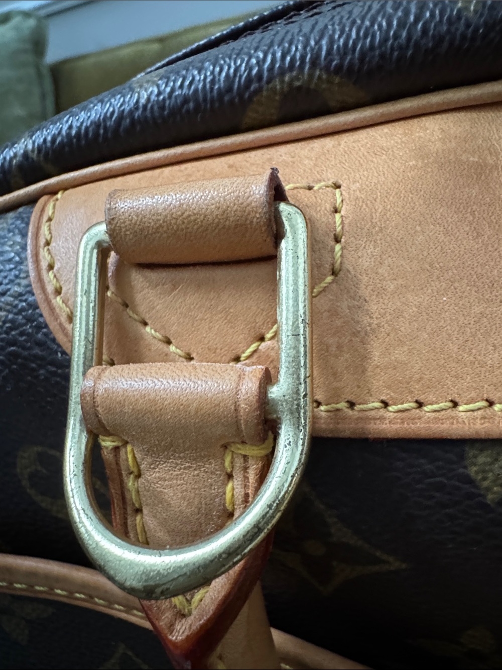 Louis Vuitton Monogram Dome Handbag in Brown & Tan Leather - Picture 8 of 12